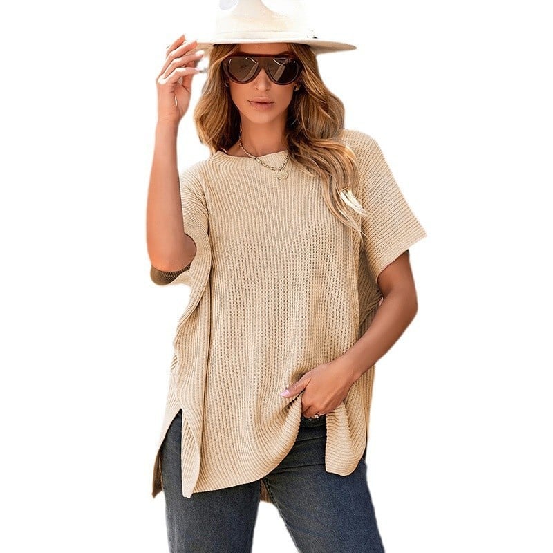 Oversized Loose Knitted Top K5519