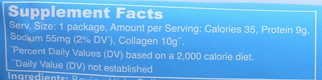 Unflavored Collagen Peptide Packet, 0.35 OZ D4287