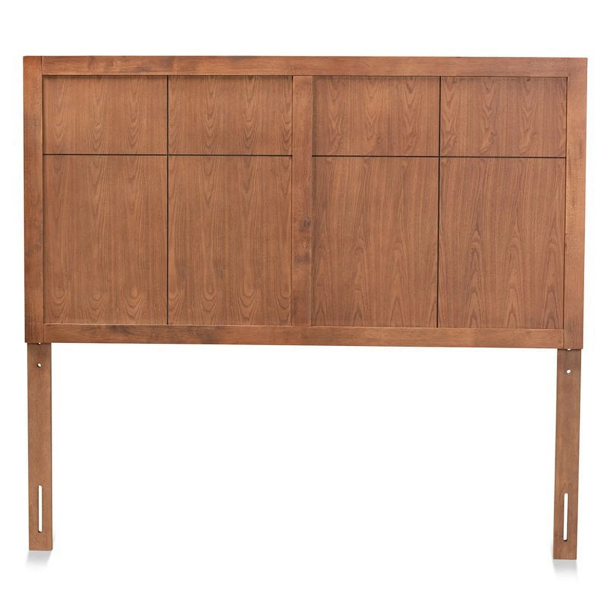 Walnut Finished Wood Queen Size Headboard R3915