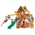 Wooden Swing Set with Monkey Bars and Picnic Table P566
