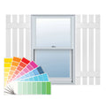 Board-n-Batten Shutters with Shutter-Loks, Per Pair V286
