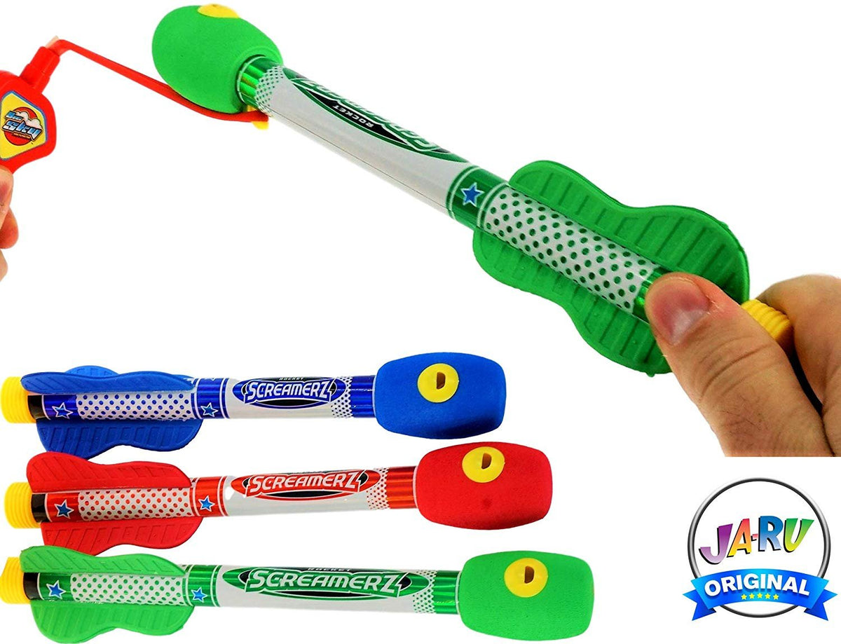 Assorted Plastic Rocket Screamer, Pack of 12 N823