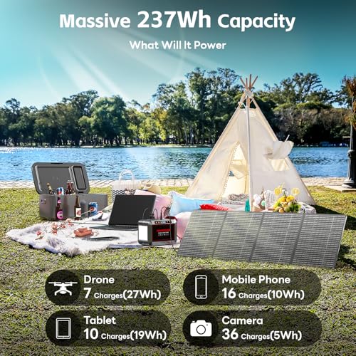Portable Power Station 88Wh Lithium Battery with AC Outlet C518496