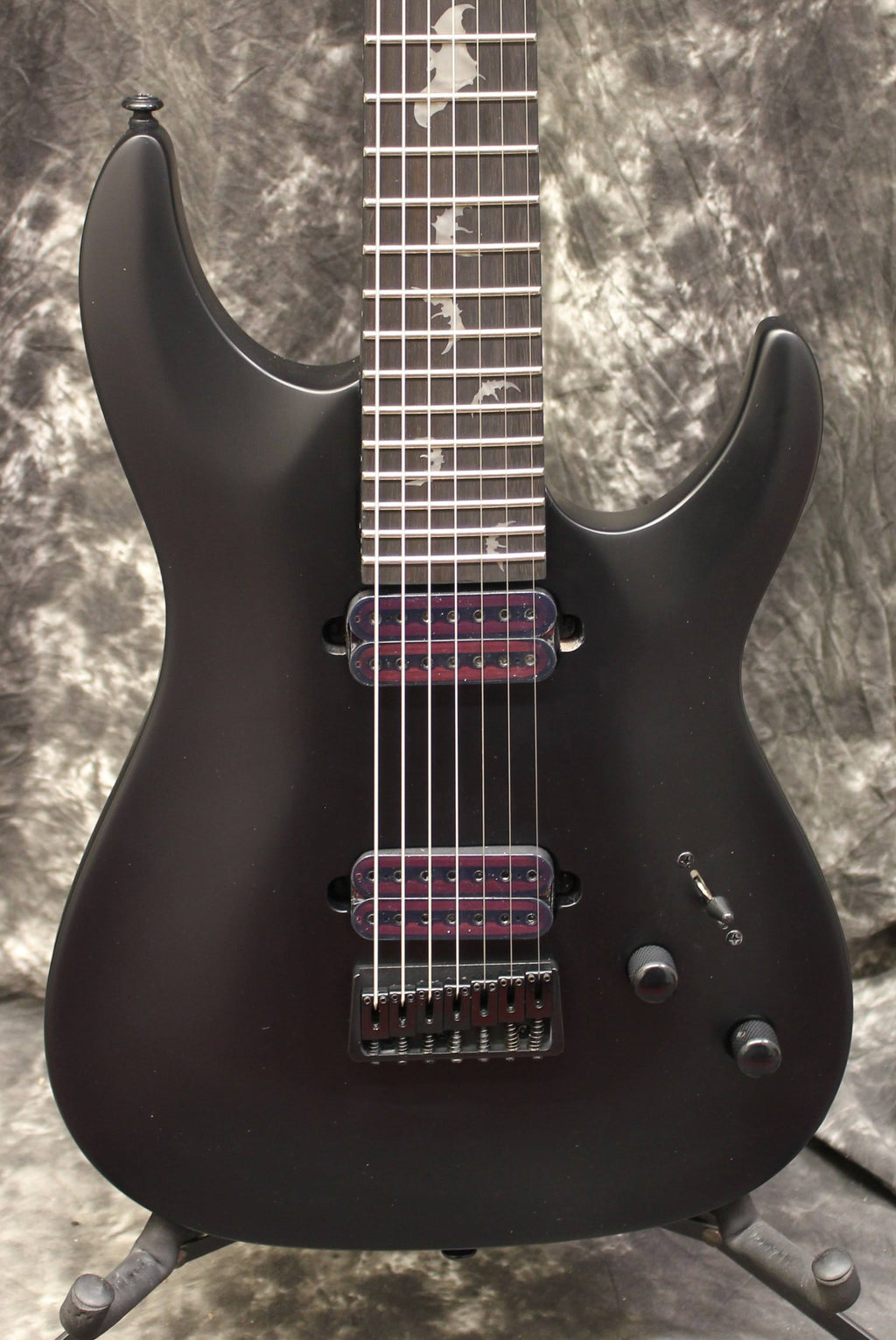 Satin Black 7-String Electric Guitar K39397