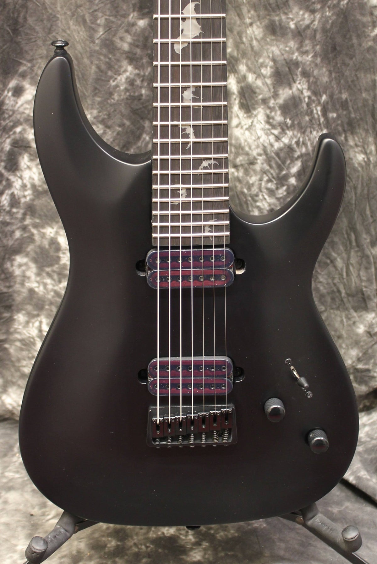 Satin Black 7-String Electric Guitar K39397