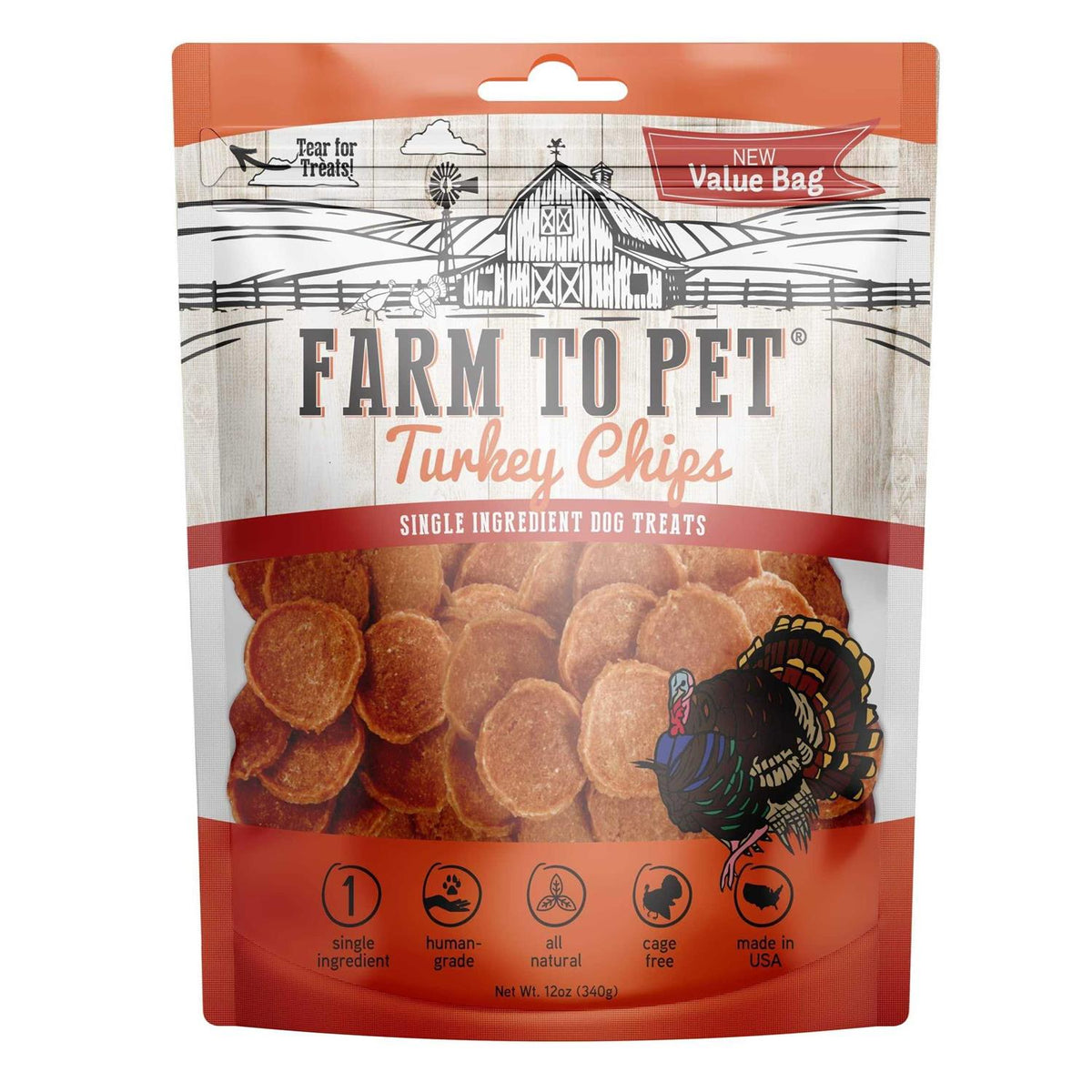 Turkey Chips Dog Treats M507671