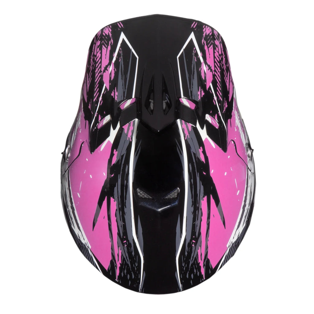 Youth MX/ATV Helmet DOT Approved - Pink B35075
