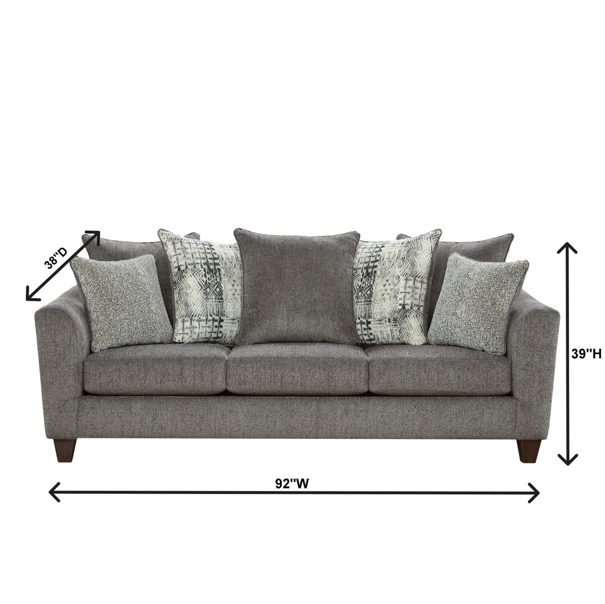Upholstered Stationary Sofa N692