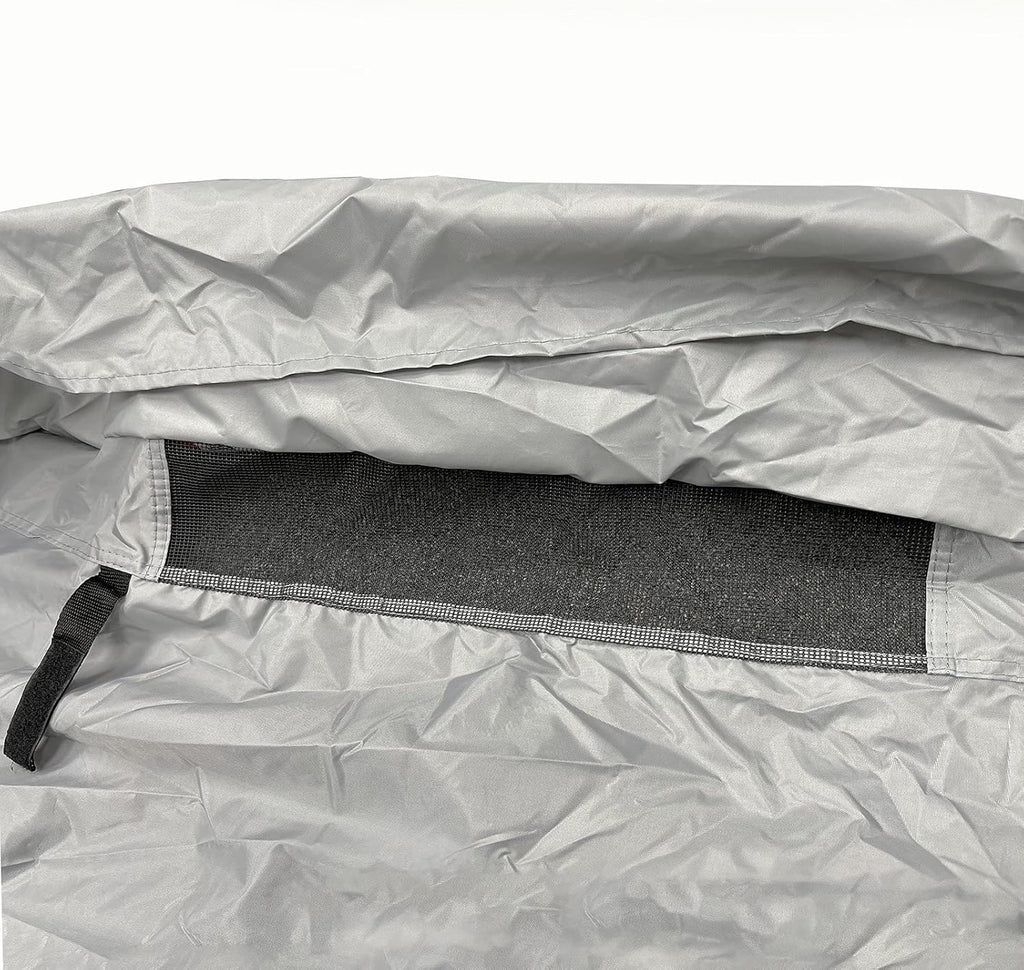 4-Layer RV Travel Trailer Camper Cover Fits 37'-41'L Extra Tall with Zipper Access C9865
