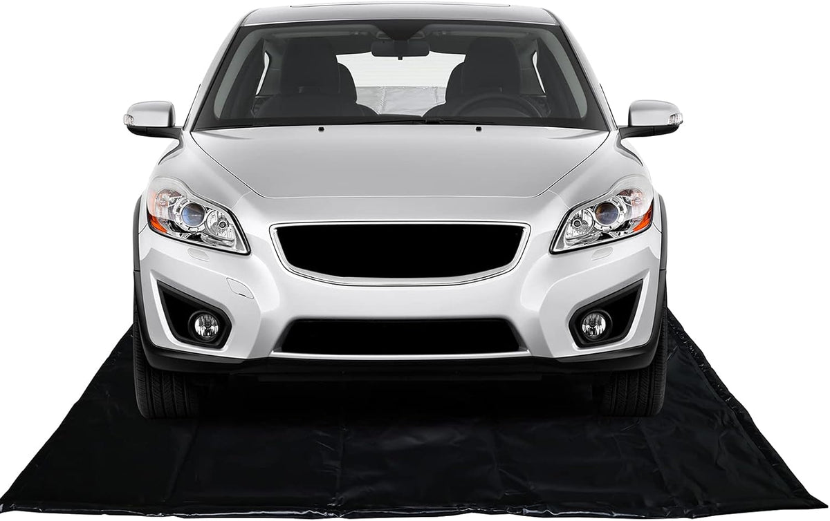 Black Garage Containment Mats 7'9'' X 18' O7989