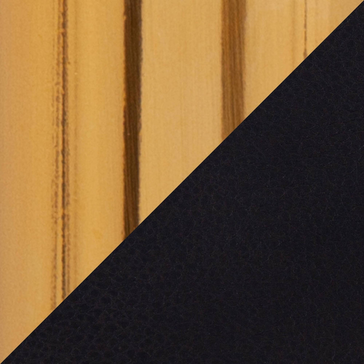 Faux Leather Barstools in Gold/Black (Set of 2) E80337