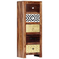 Solid Sheesham Wood Side Cabinet Z72698