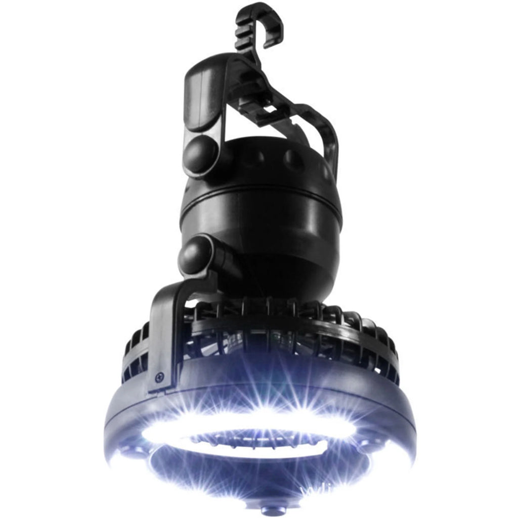 18 LED 2 in 1 Camping Light with Fan Portable Lantern Flashlight M871