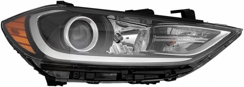Headlight Assembly Passenger Side Halogen with Daytime Running Light E213473