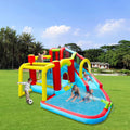 7 in 1 Inflatable Water Park Bouncer with Splash Pool I488