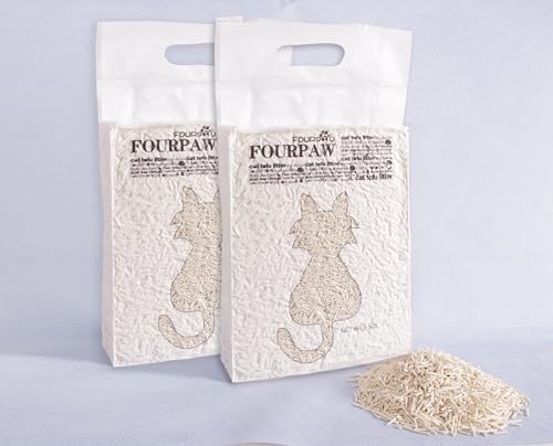 5.5 Lbs X 4 Bags Flushable Clumping Tofu Cat Litter P600
