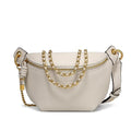 Genuine Leather Waist Packs with Chain Straps Z495