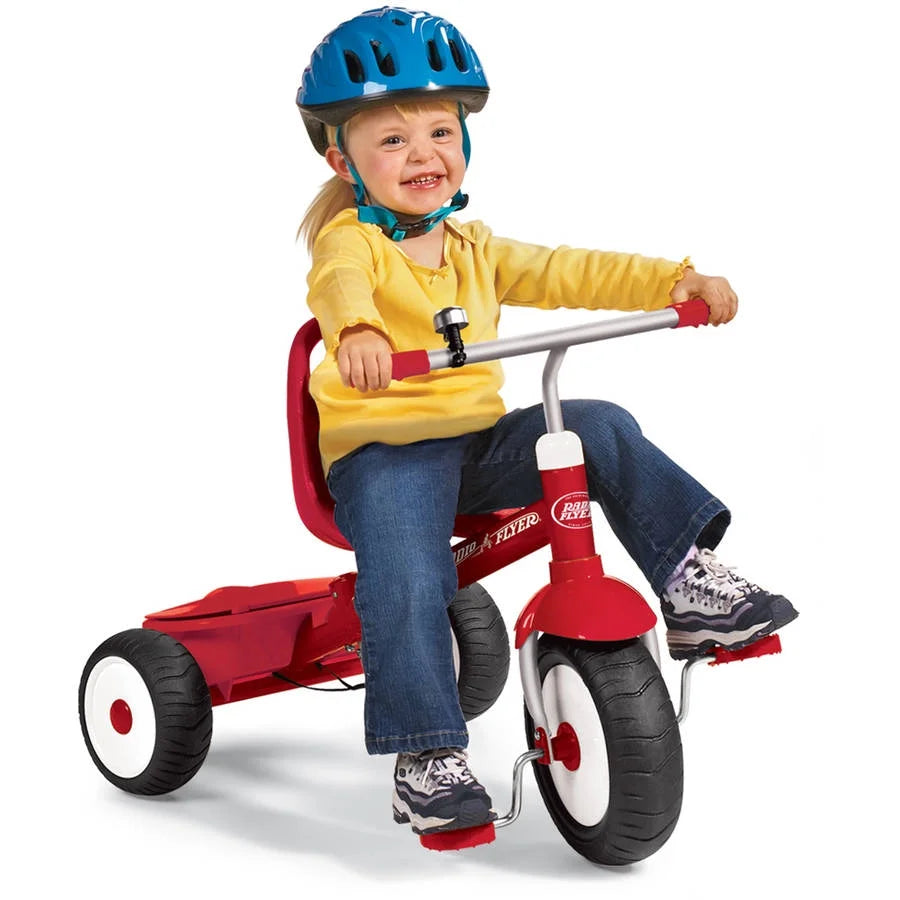 Red Tricycle with Parent Push Handle K193