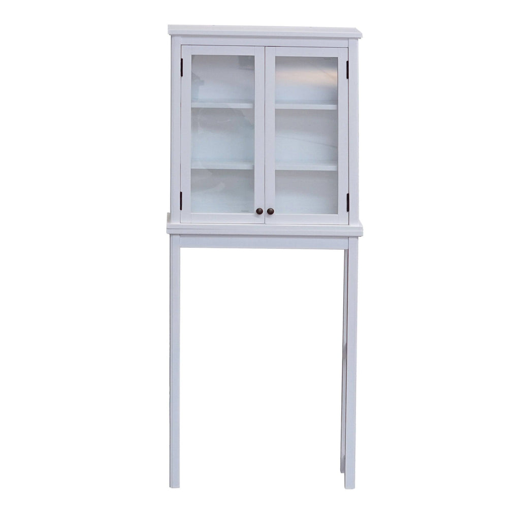 Over-the-Toilet Storage with Glass Doors N783