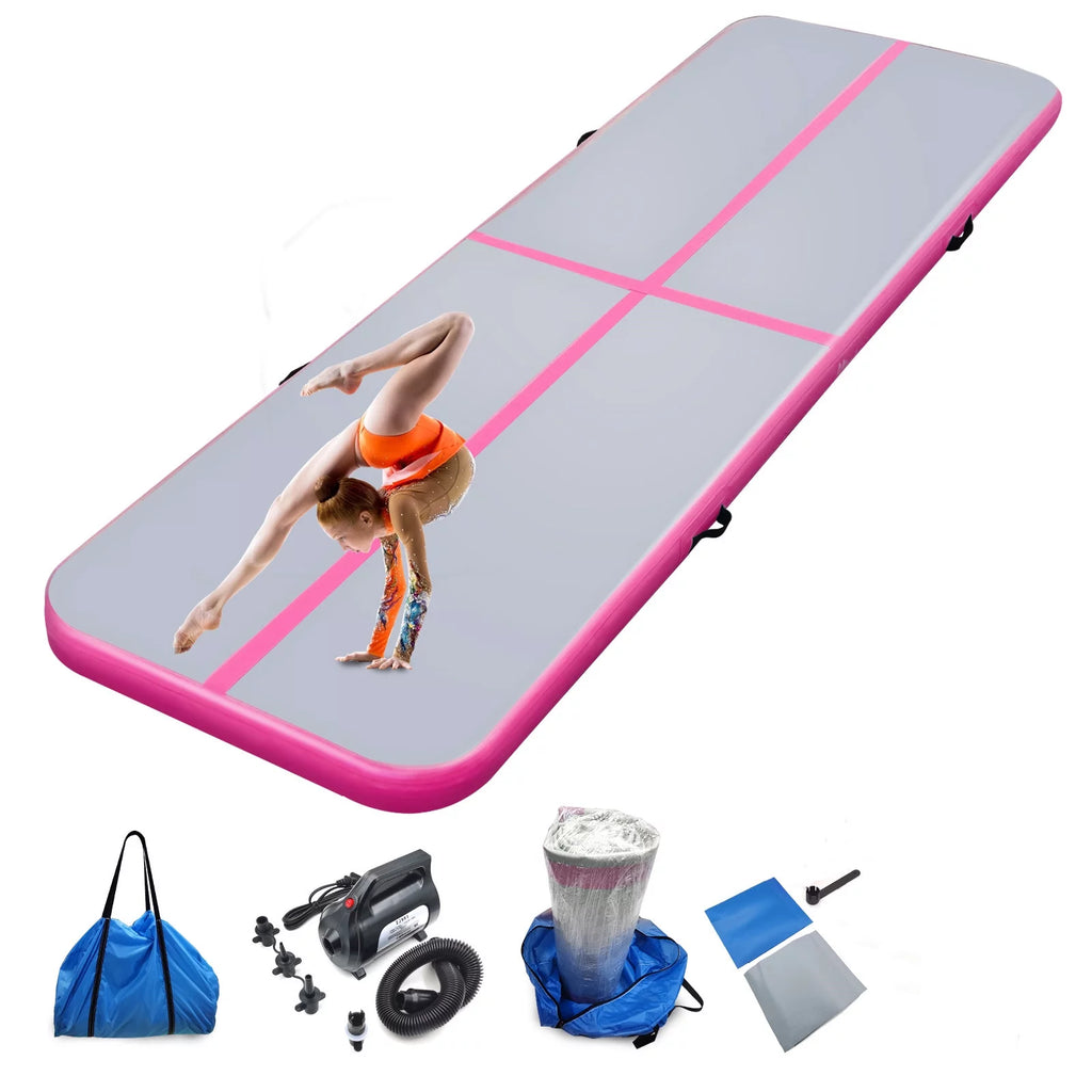 10ft 13ft 16ft 20ft 4 inches Gymnastics Air Mat with Electric Air Pump Carry Bag V9952