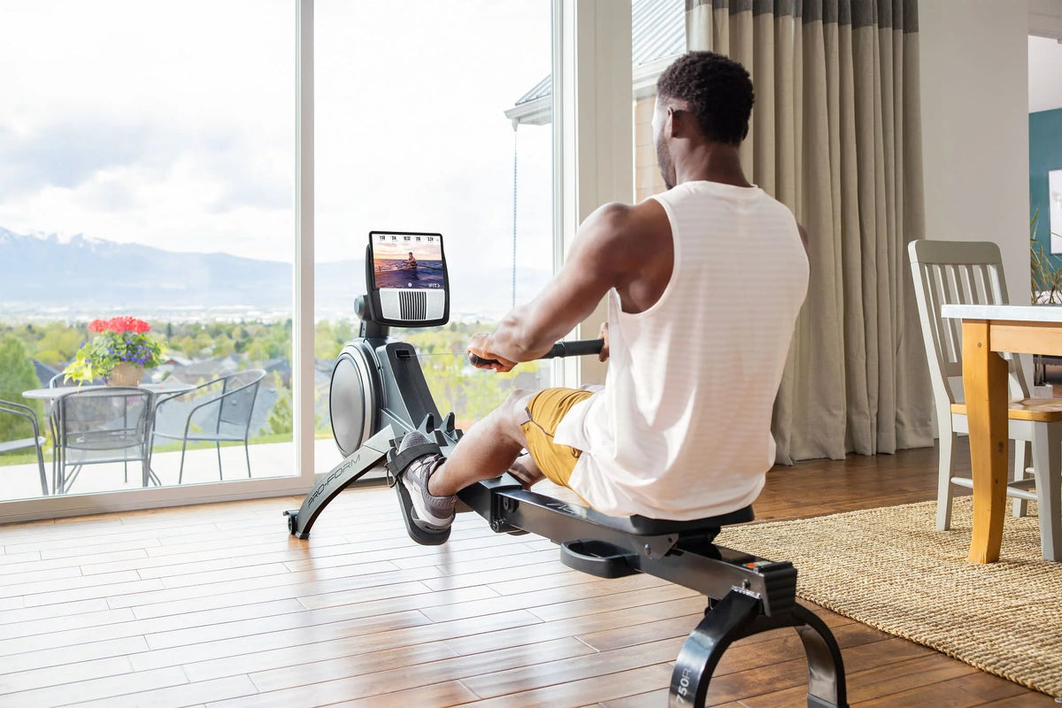 Rower with Display and Tablet Holder Y546337