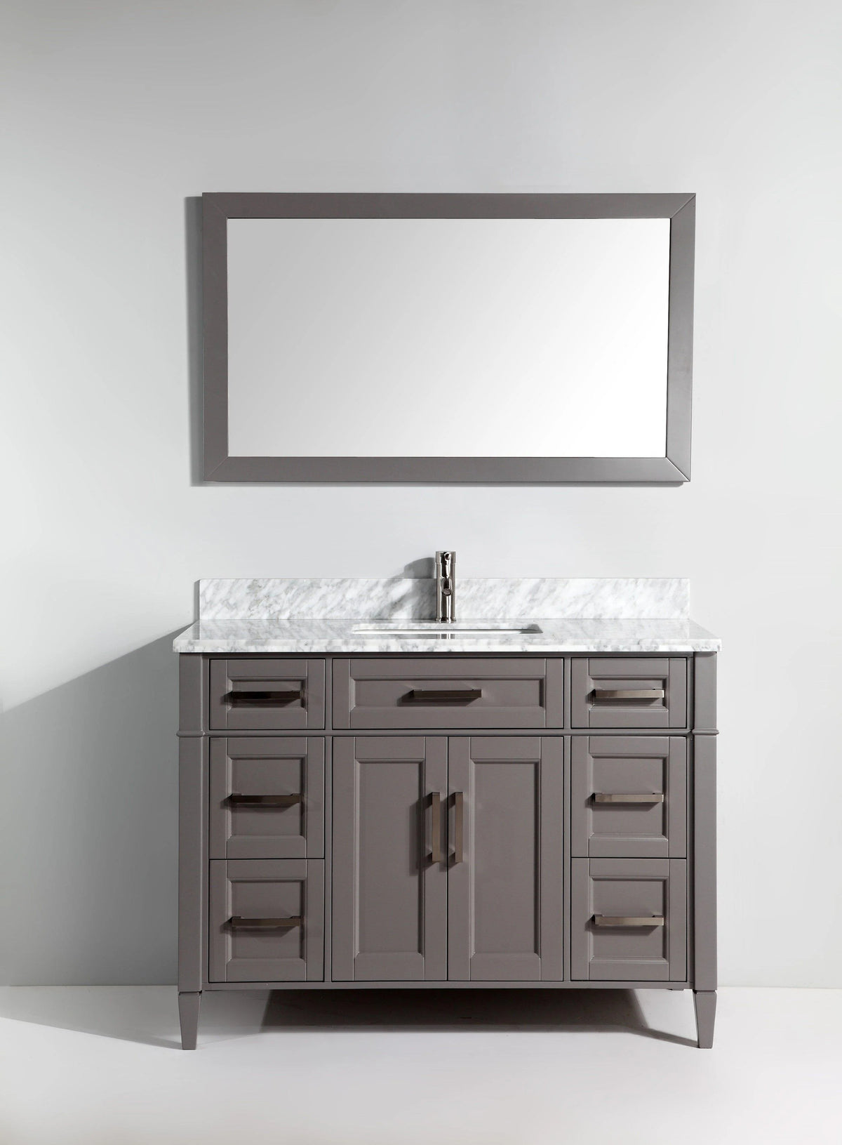 60 in. Single Sink Vanity with Mirror P491