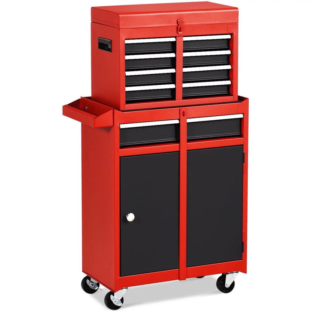 2 in 1 Tool Chest & Cabinet with 5 Sliding Drawers M530717