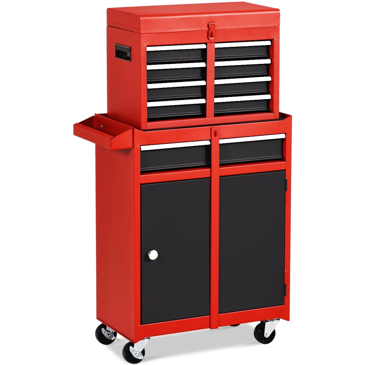 2 in 1 Tool Chest & Cabinet with 5 Sliding Drawers M530717