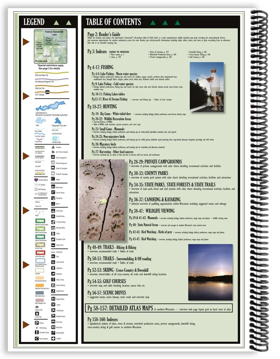 Wisconsin All Outdoors Atlas and Field Guide V812148