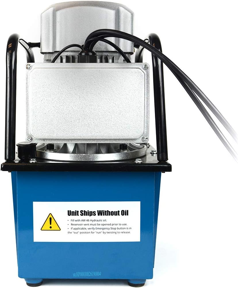 Electric Hydraulic Pump Power Pack Unit 2 Stage Double Acting 110v 10k psi 488 Cubic in Capacity S863224