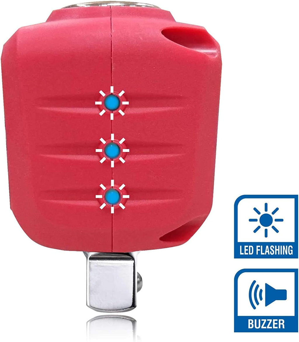 1/2" Digital Torque Adapter with Buzzer and LED Flash Notification, Pack of 2 E94830