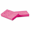 Small Cellulose Sponge 9 10 Thick Pink 2 /pack 24 /packs ct H6572