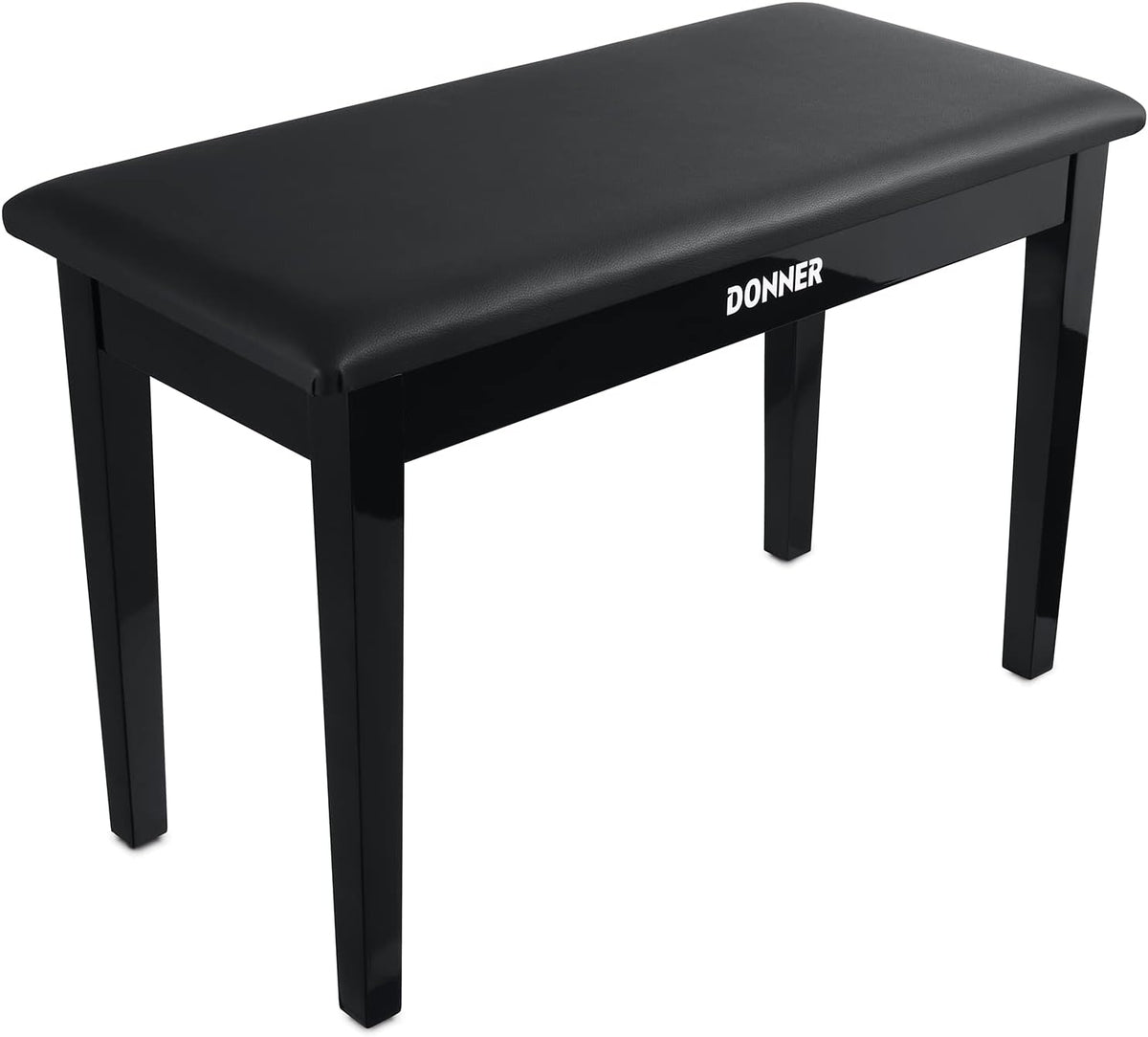 Black Storage Piano Bench M699