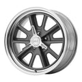 17x9.5 5x114.30 Mag Gray Polished Wheels Q15256
