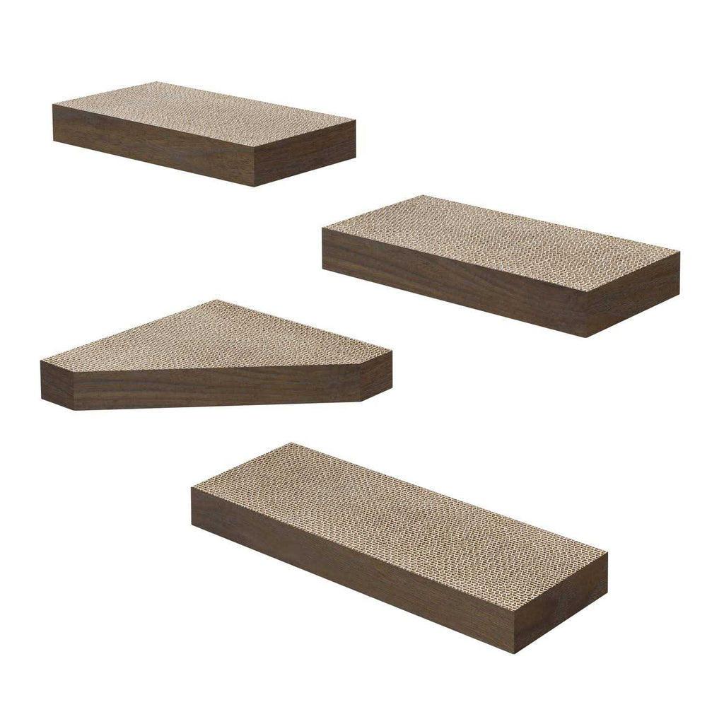 Cat Scratcher Floating Shelf Combo D767