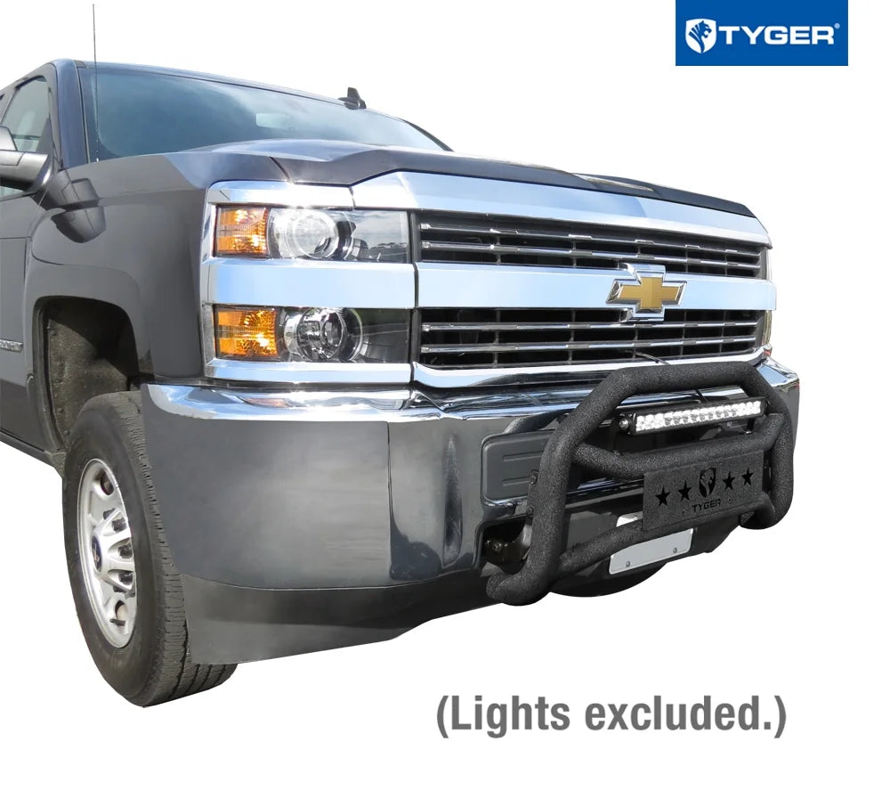 Front Bumper Guard Bull Bar Textured Black H650046