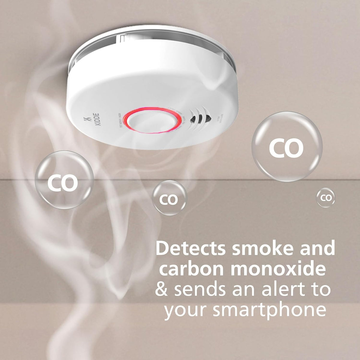 2 Pack Smart Smoke & Carbon Monoxide Detector X138880