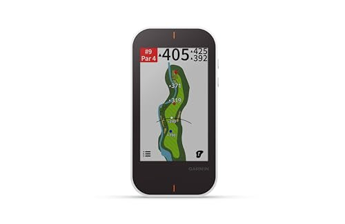 Black/White GPS Golf Handheld with 3.5" Touchscreen J917755