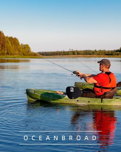 Adjustable Fishing Kayak Paddle with Paddle Leash H747279