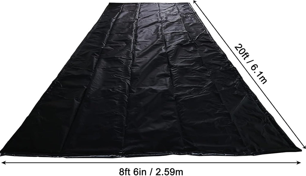 Black Garage Containment Mats 7'9'' X 18' O7989