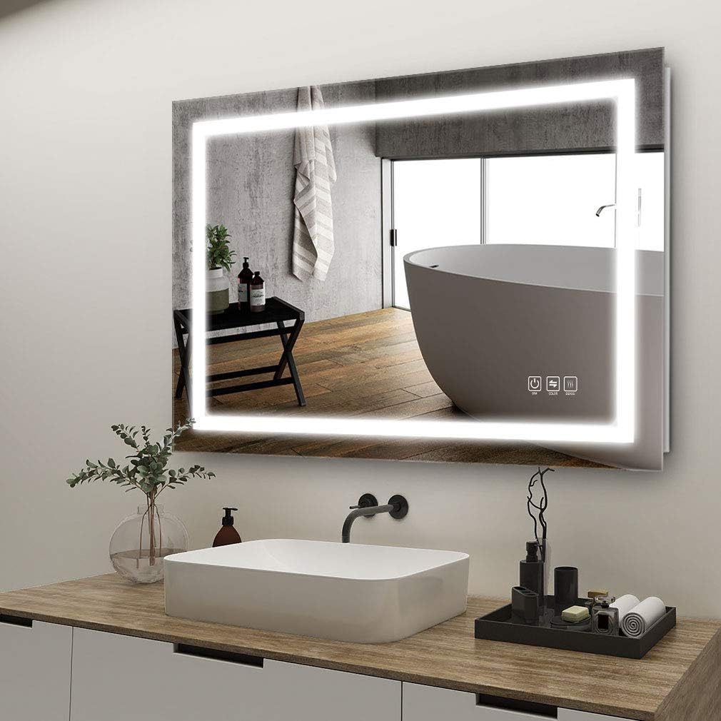 LED Lighted Bathroom Mirror I749
