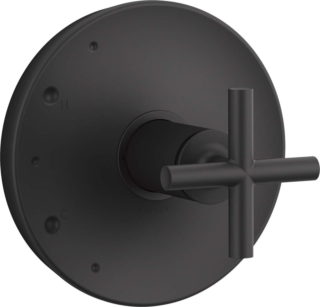 Matte Black Pressure Balanced Valve Trim V2326