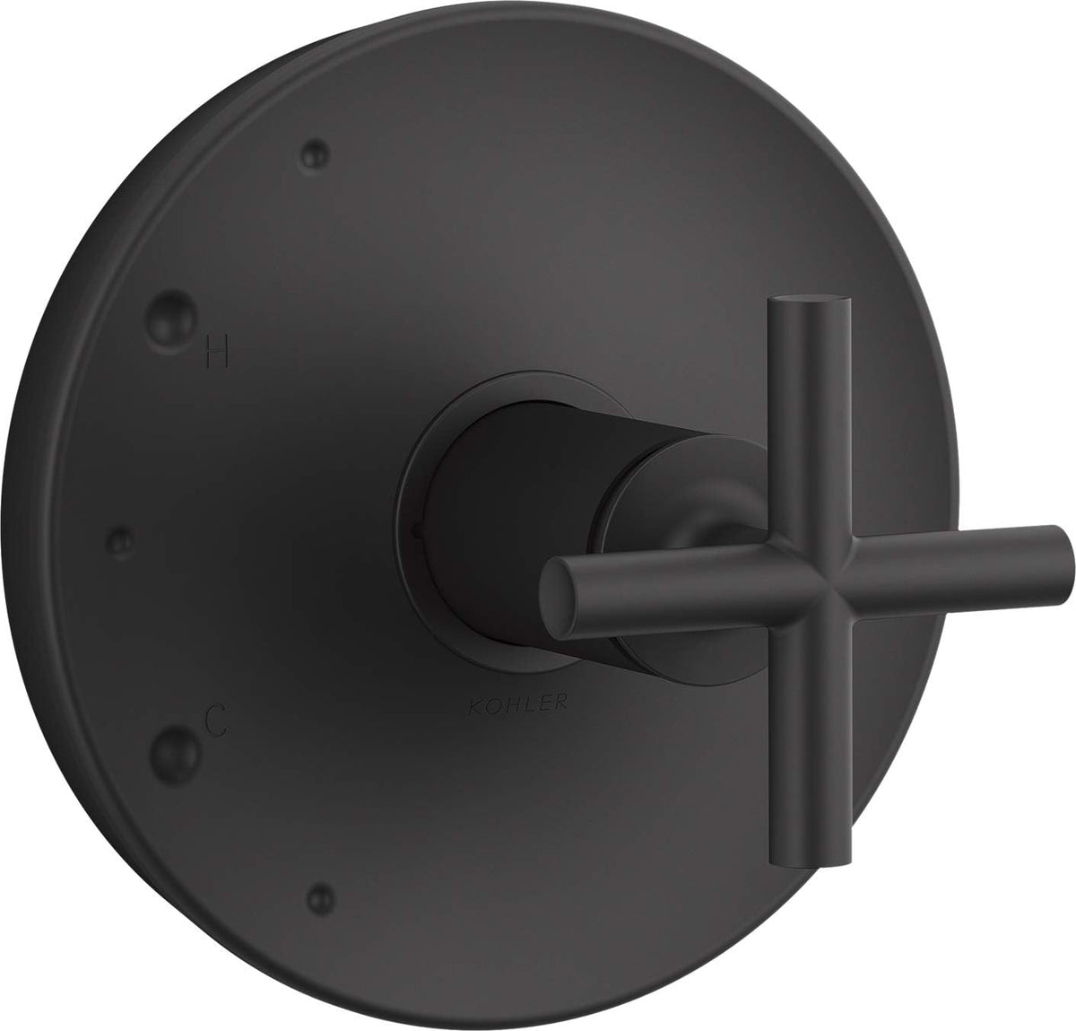 Matte Black Pressure Balanced Valve Trim V2326