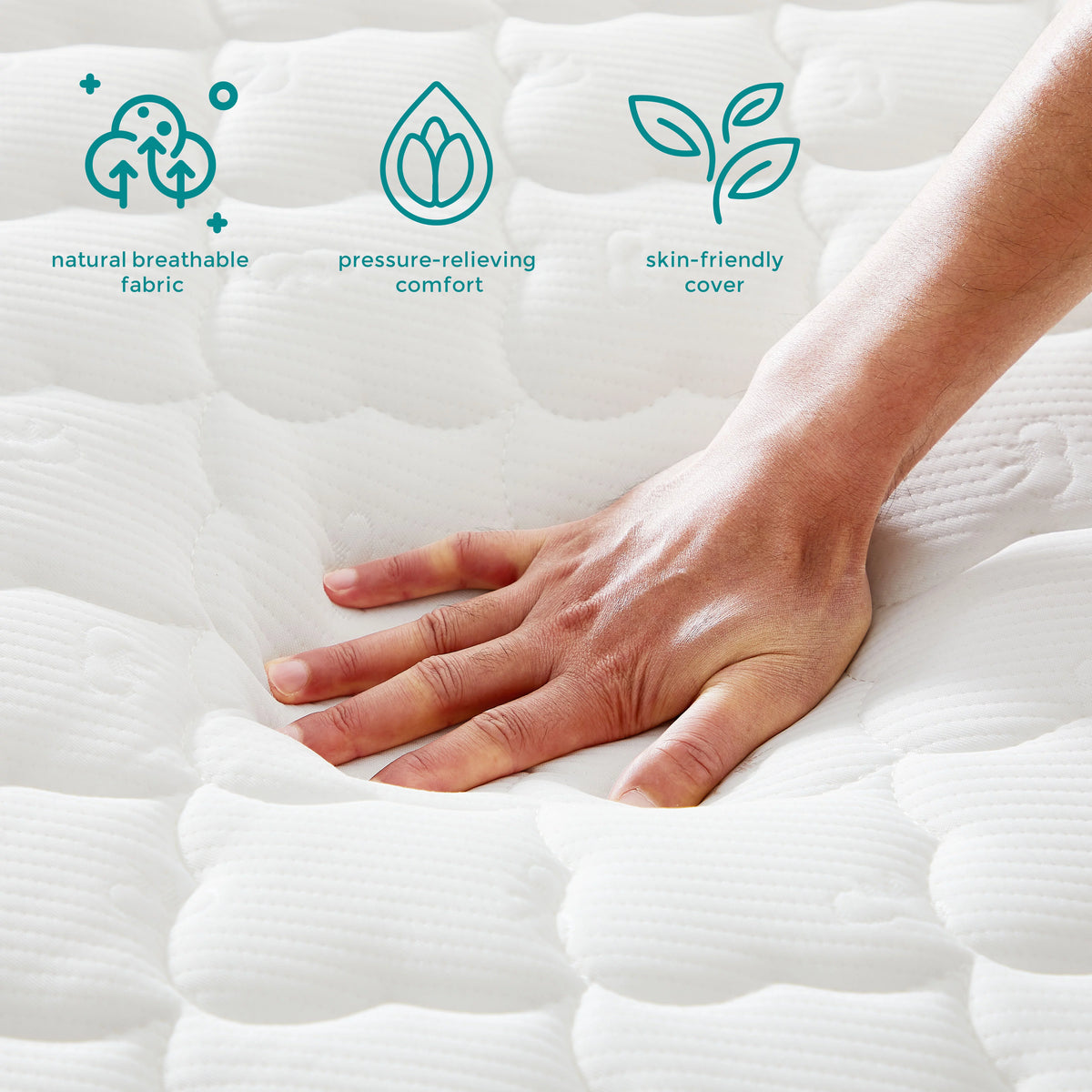 8 Foam and Innerspring Hybrid Mattress Twin L2802