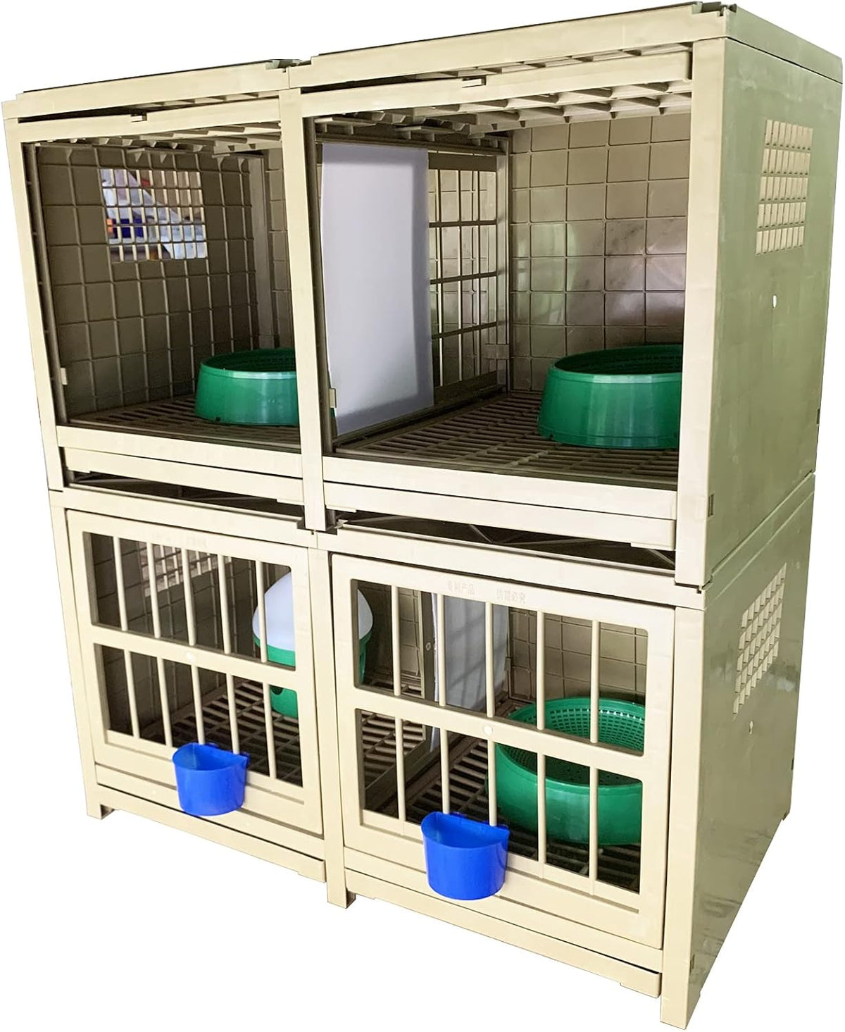 Pigeon Cage Plastic Bird Cage Nest Box Carrier Combination Package 32x18x18 Inch M891798