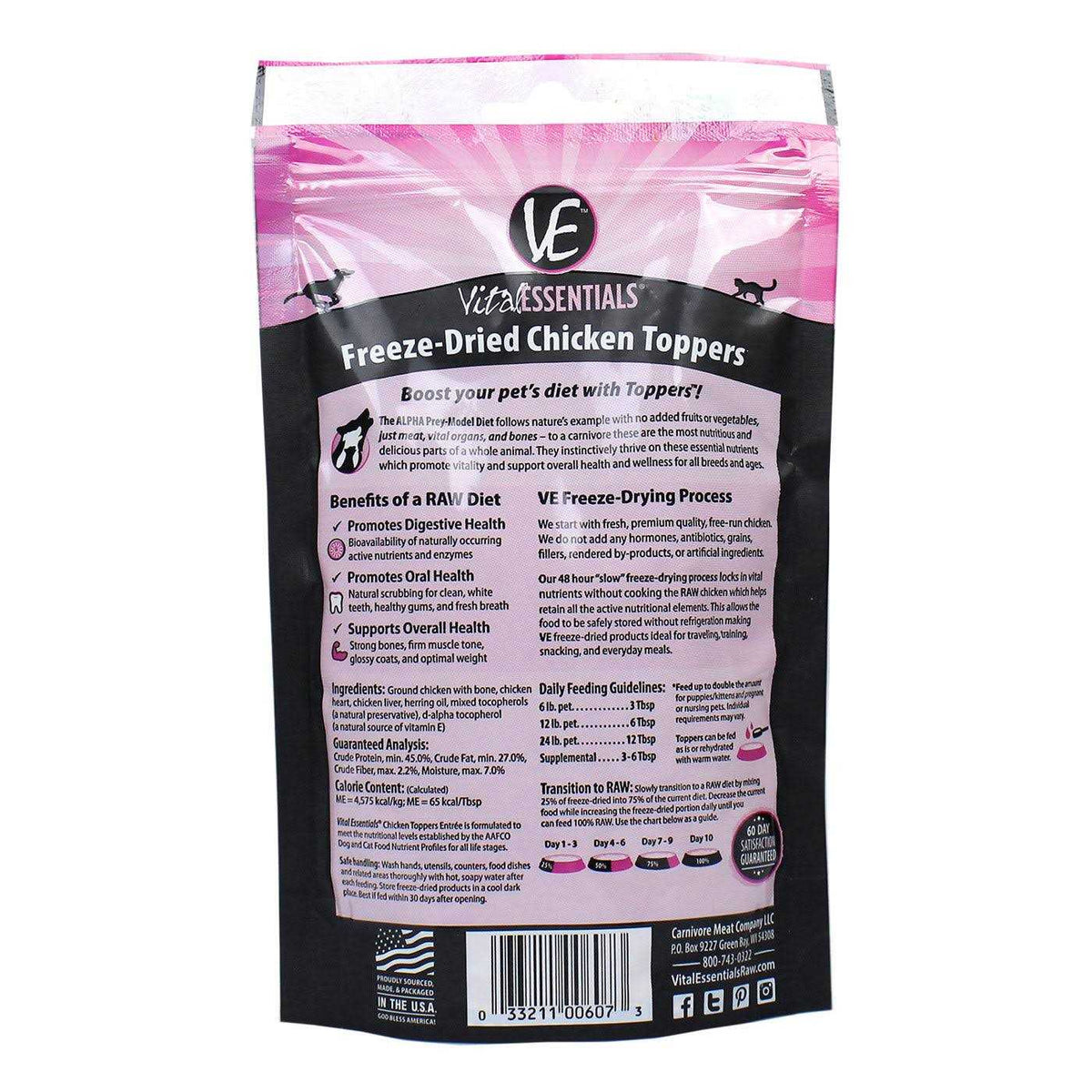 Freeze-Dried Raw Ground Chicken Topper A330751