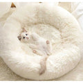 Washable Soft Plush Donut Cat and Dog Bed E569225