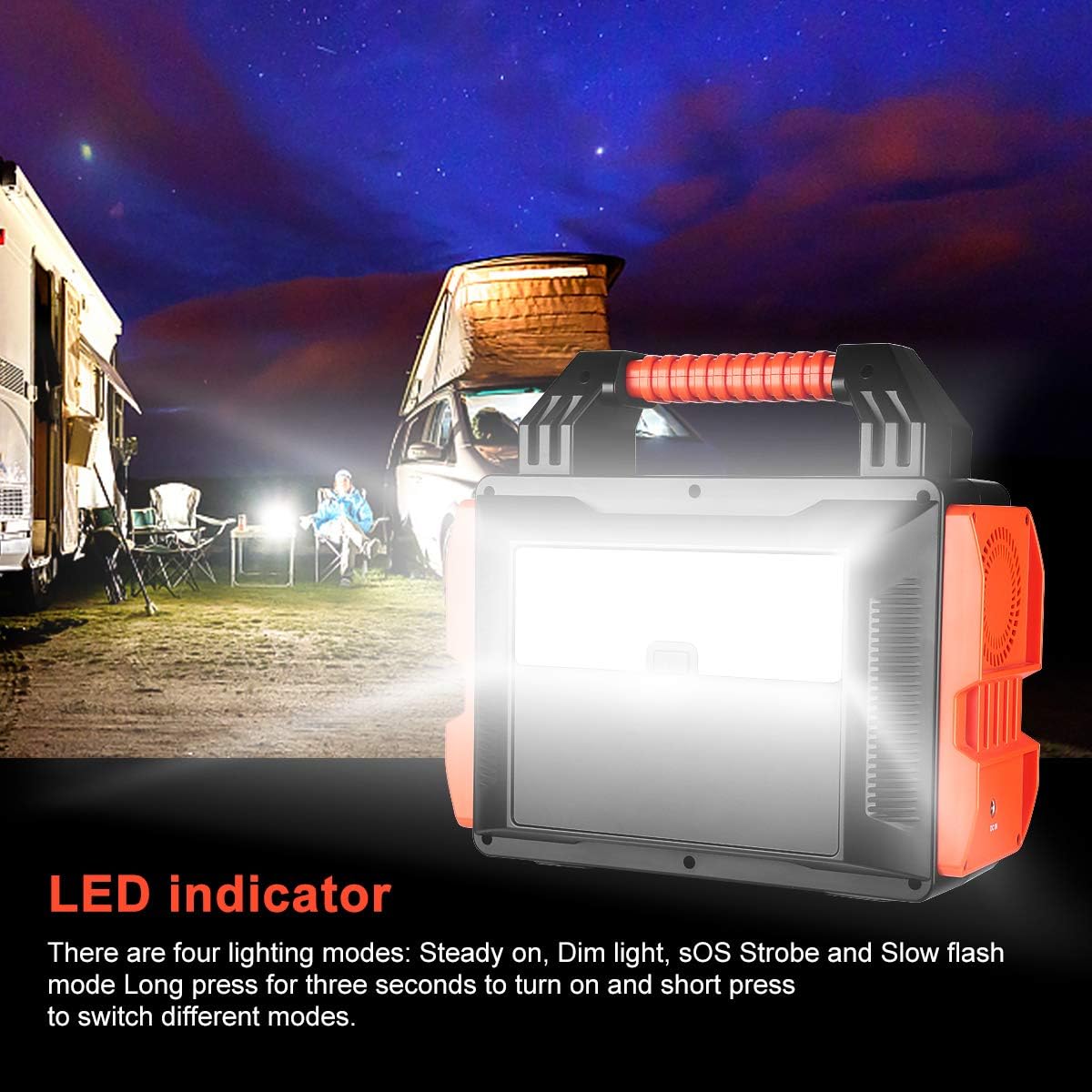 300Wh Portable Power Station with 110V/200W AC Outlet B6683