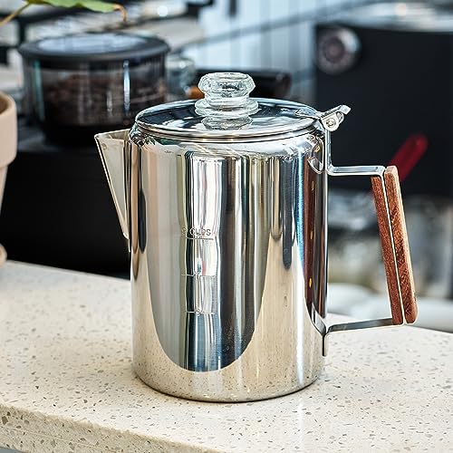 Stainless Steel Stovetop Coffee Percolator (9 Cups) K34890