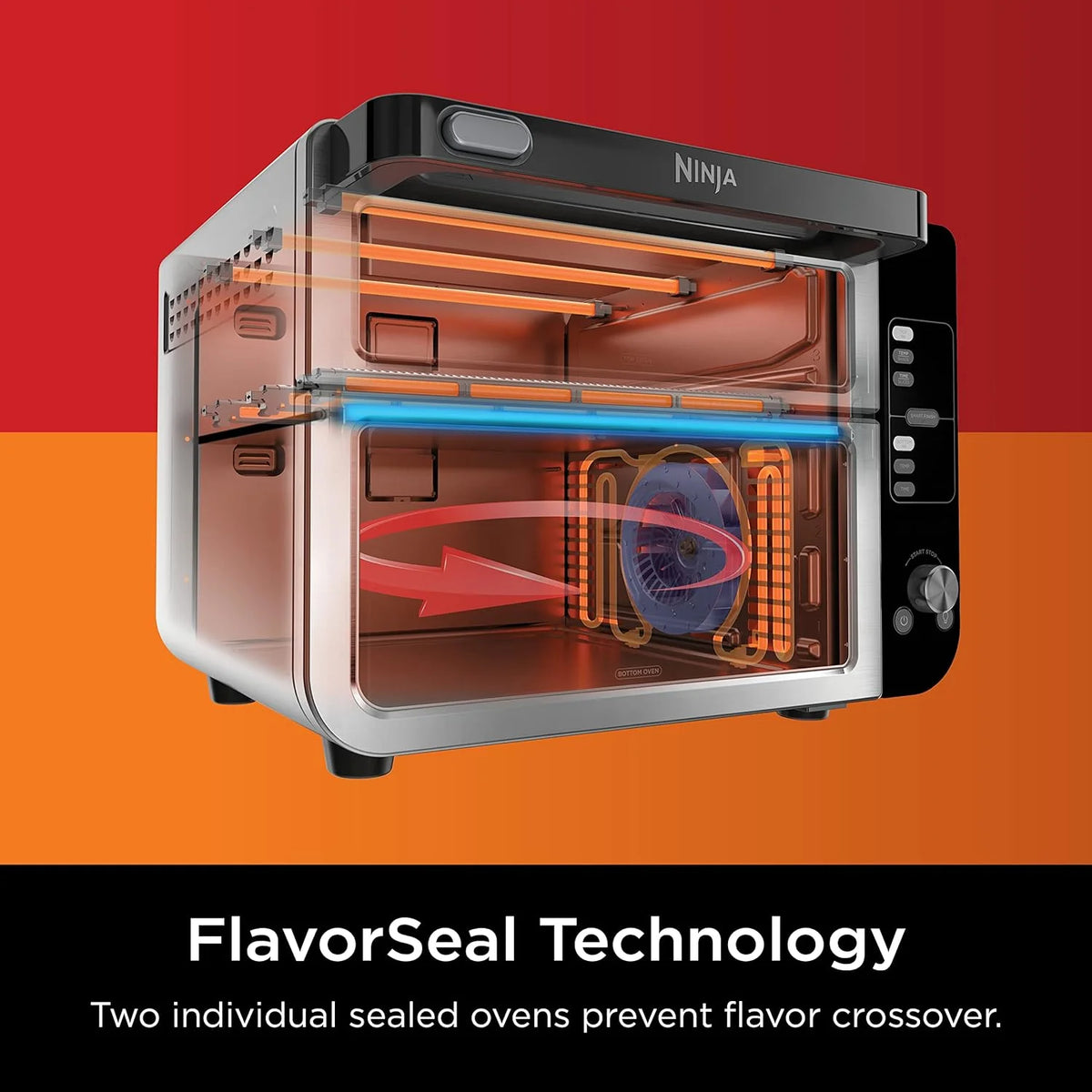 Stainless Steel Double Oven with Air Fry U7695